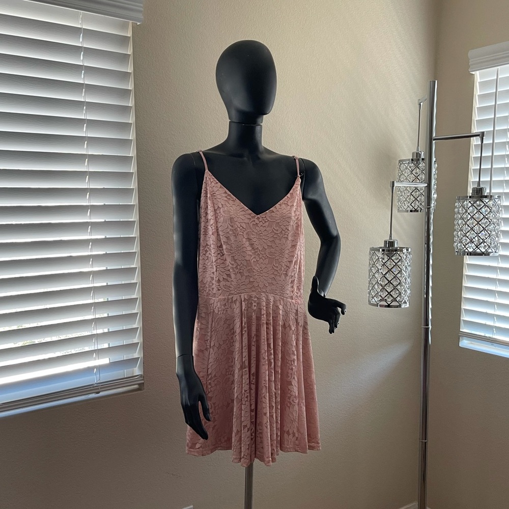 Lace sun dress.